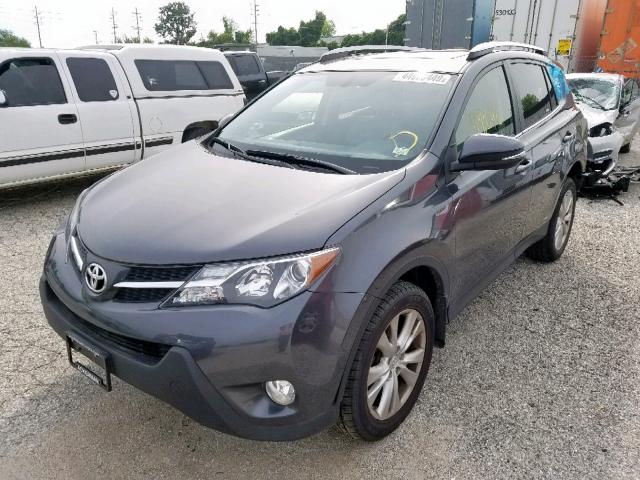 JTMYFREV7FD072308 - 2015 TOYOTA RAV4 LIMIT GRAY photo 2