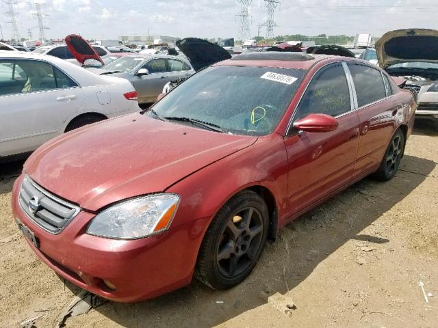 1N4BL11D14C167467 - 2004 NISSAN ALTIMA SE MAROON photo 2