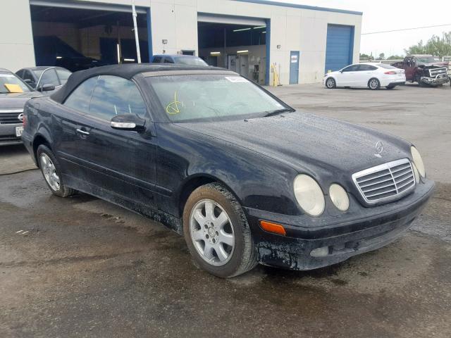 WDBLK65G21T088127 - 2001 MERCEDES-BENZ CLK 320 BLACK photo 1