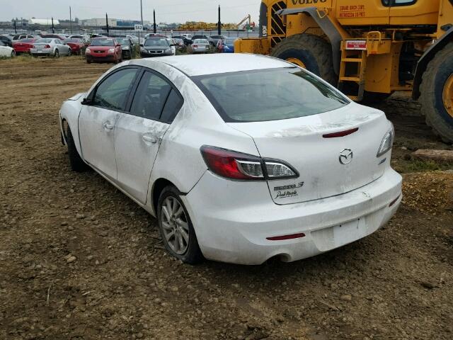 JM1BL1V72D1730990 - 2013 MAZDA 3 I WHITE photo 3