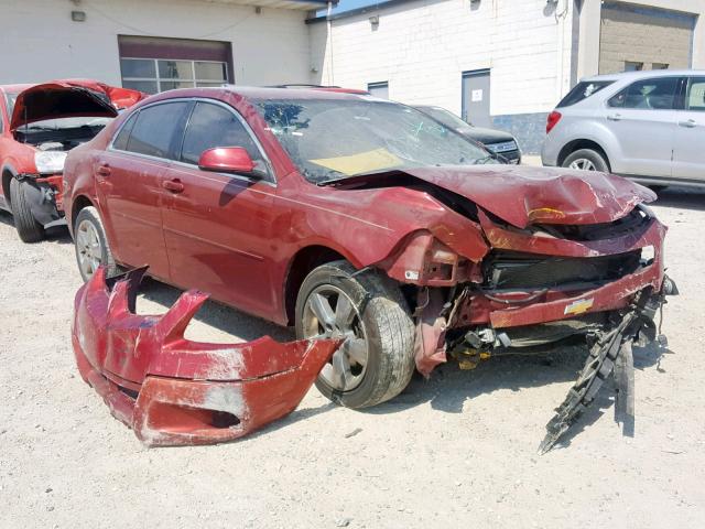 1G1ZC5E1XBF214483 - 2011 CHEVROLET MALIBU 1LT RED photo 1