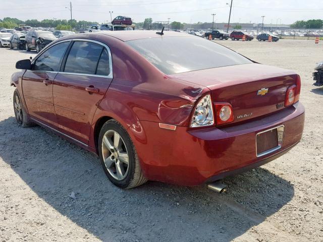 1G1ZC5E1XBF214483 - 2011 CHEVROLET MALIBU 1LT RED photo 3