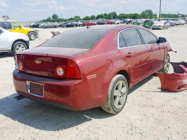 1G1ZC5E1XBF214483 - 2011 CHEVROLET MALIBU 1LT RED photo 4