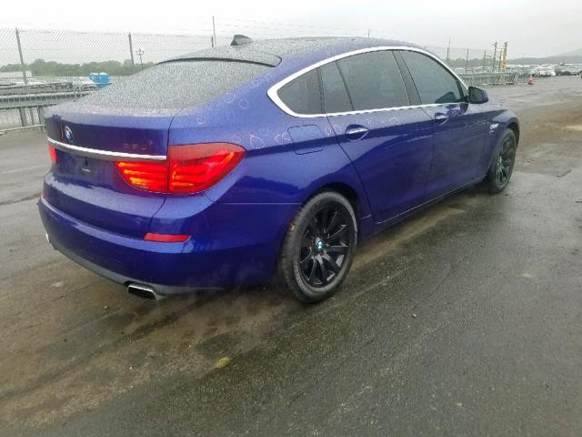 WBASP4C59BC341611 - 2011 BMW 550 XIGT BLUE photo 4