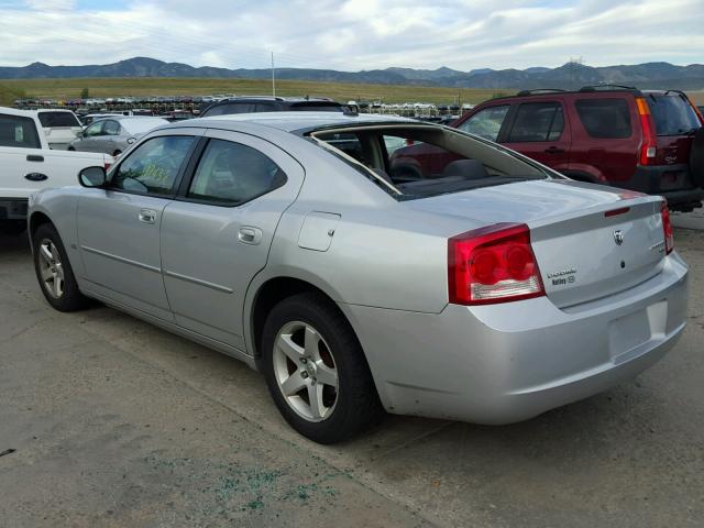 2B3CA3CV0AH243695 - 2010 DODGE CHARGER SX SILVER photo 3