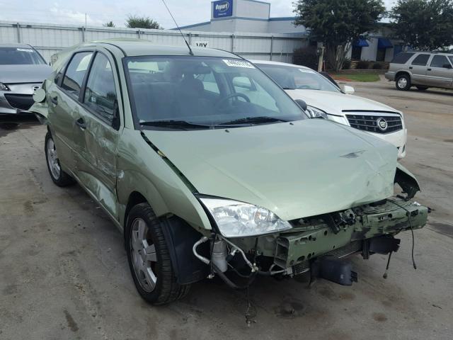 1FAHP34N07W271515 - 2007 FORD FOCUS ZX4 GREEN photo 1