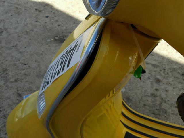 ZAPC386B095010635 - 2009 VESPA LX 50 YELLOW photo 9