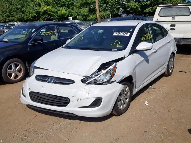 KMHCT4AE3HU375905 - 2017 HYUNDAI ACCENT SE WHITE photo 2