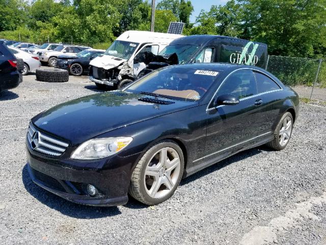 WDDEJ71X27A005749 - 2007 MERCEDES-BENZ CL 550 BLACK photo 2