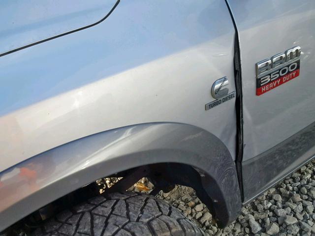 3C63D3HL2CG322518 - 2012 DODGE RAM 3500 S GRAY photo 9