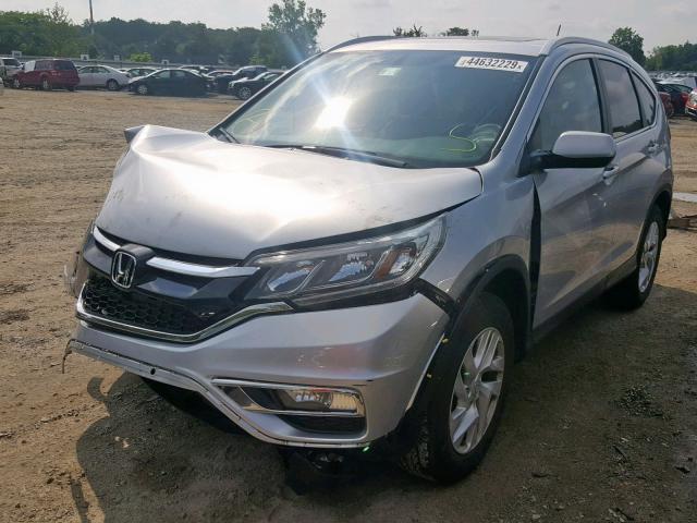 2HKRM4H72GH724970 - 2016 HONDA CR-V EXL SILVER photo 2