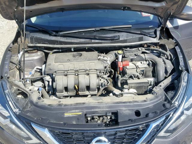 3N1AB7AP7GY291201 - 2016 NISSAN SENTRA S GRAY photo 7