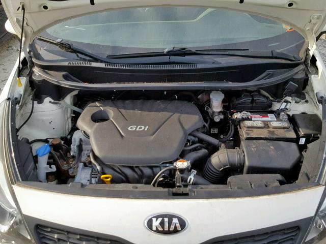 KNADM4A33F6501926 - 2015 KIA RIO LX WHITE photo 7