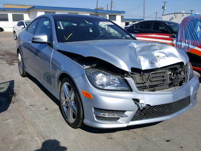 WDDGJ4HB6DG066841 - 2013 MERCEDES-BENZ C 250 SILVER photo 1