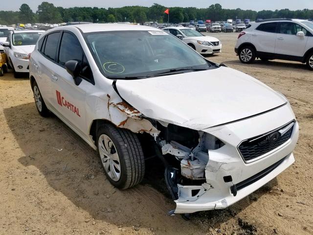 4S3GTAA66H3714143 - 2017 SUBARU IMPREZA WHITE photo 1