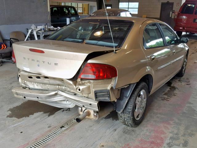 1B3EJ46X11N569914 - 2001 DODGE STRATUS SE GOLD photo 4