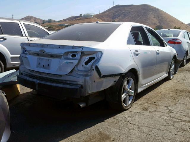 4T1BF1FKXCU505624 - 2012 TOYOTA CAMRY BASE SILVER photo 4