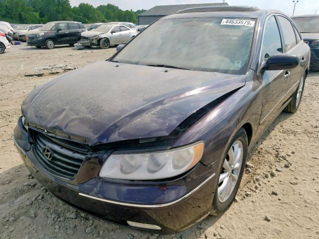 KMHFC46FX6A053906 - 2006 HYUNDAI AZERA SE MAROON photo 2