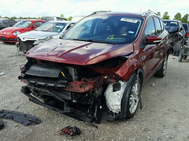 1FMCU0JX6GUC42092 - 2016 FORD ESCAPE TIT RED photo 2