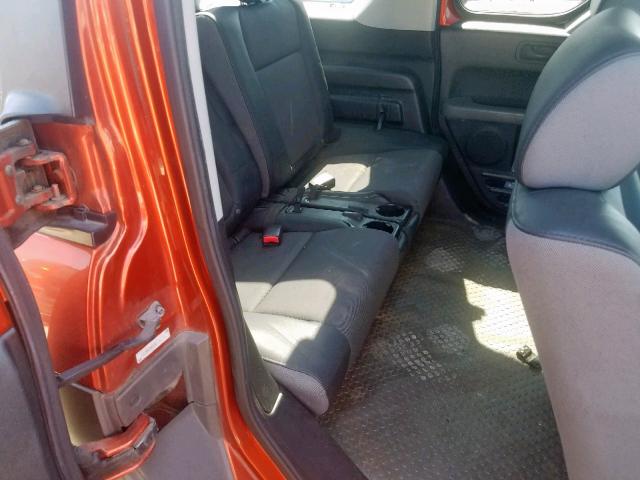 5J6YH28695L012373 - 2005 HONDA ELEMENT EX ORANGE photo 6