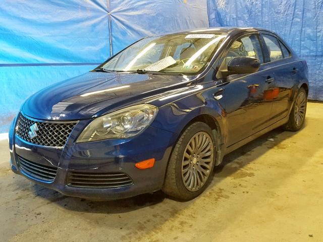 JS2RF9A37C6100042 - 2012 SUZUKI KIZASHI SE BLUE photo 2