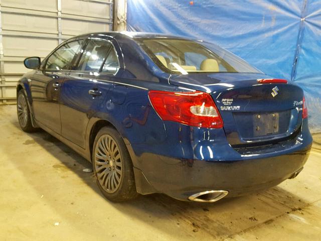 JS2RF9A37C6100042 - 2012 SUZUKI KIZASHI SE BLUE photo 3