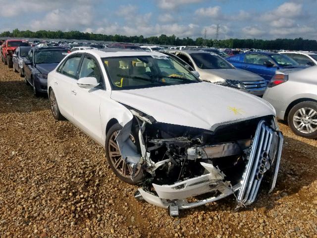 WAURVAFD0CN012307 - 2012 AUDI A8 L QUATT WHITE photo 1