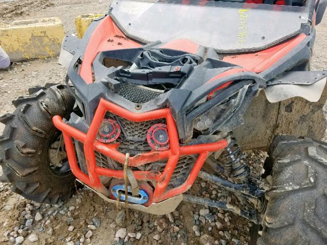 3JBVGA240JK000004 - 2018 CAN-AM MAVERICK X ORANGE photo 9