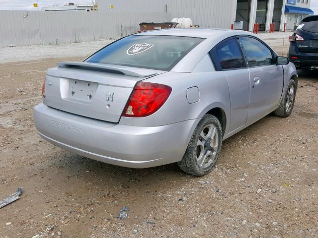 1G8AW12F73Z147582 - 2003 SATURN ION LEVEL SILVER photo 4