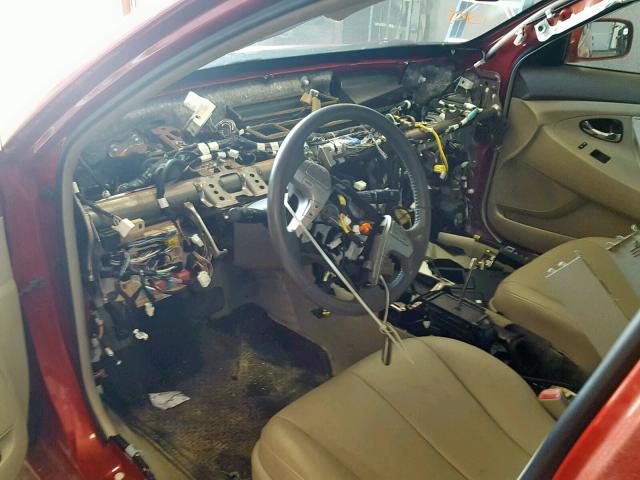 4T1BB46K69U098827 - 2009 TOYOTA CAMRY HYBR RED photo 9