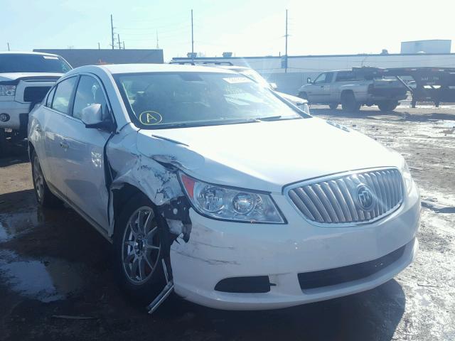 1G4GB5EG1AF121674 - 2010 BUICK LACROSSE C WHITE photo 1