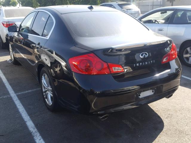 JN1CV6APXFM502256 - 2015 INFINITI Q40 BLACK photo 3