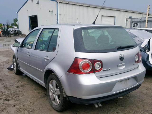 9BWEL4BE4A4000502 - 2010 VOLKSWAGEN CITY GOLF SILVER photo 3