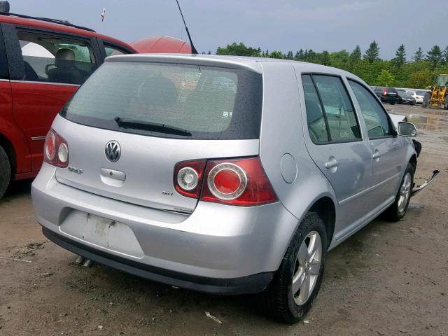 9BWEL4BE4A4000502 - 2010 VOLKSWAGEN CITY GOLF SILVER photo 4