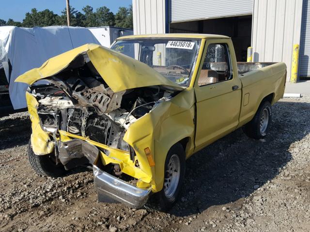 1FTBR10C0JUA11556 - 1988 FORD RANGER YELLOW photo 2