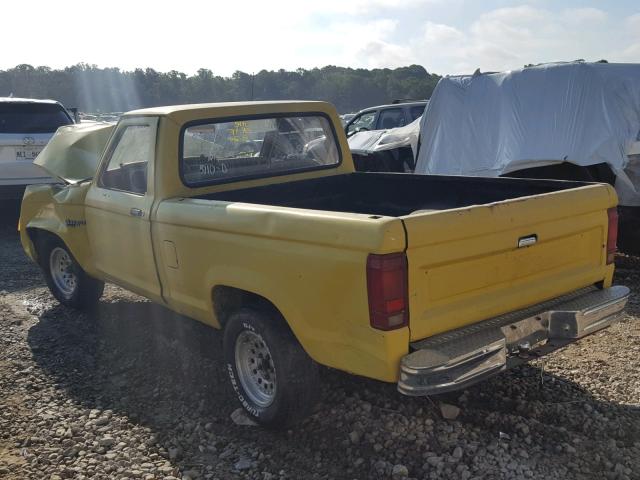 1FTBR10C0JUA11556 - 1988 FORD RANGER YELLOW photo 3