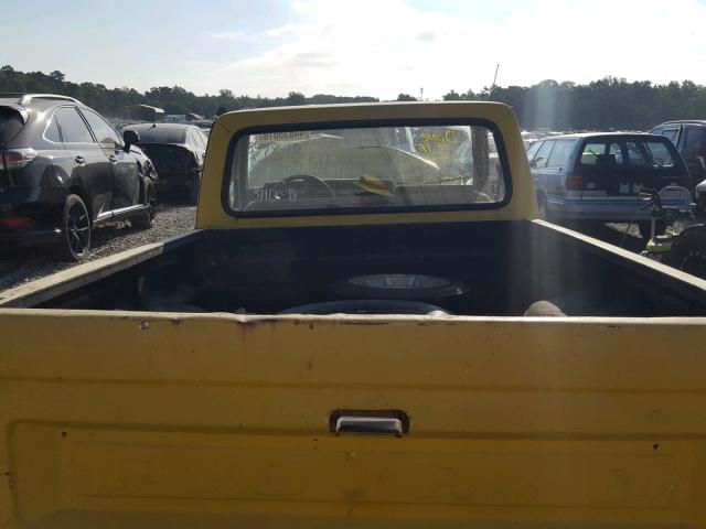 1FTBR10C0JUA11556 - 1988 FORD RANGER YELLOW photo 6