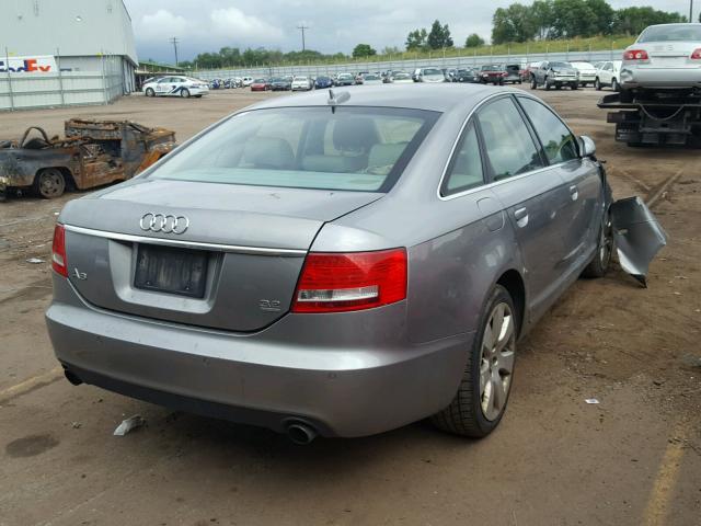 WAUDG74F76N036183 - 2006 AUDI A6 3.2 QUA SILVER photo 4