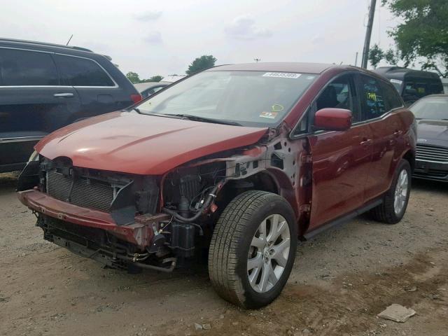 JM3ER29L490229094 - 2009 MAZDA CX-7 RED photo 2