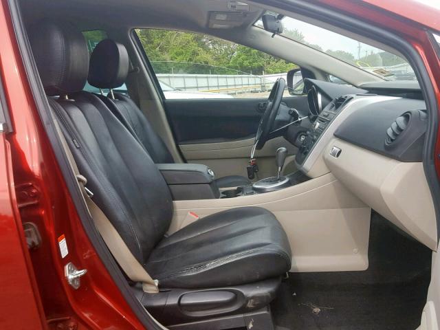 JM3ER29L490229094 - 2009 MAZDA CX-7 RED photo 5