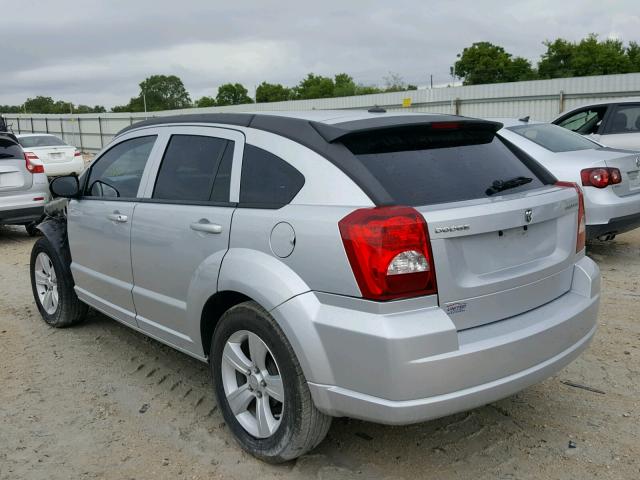 1B3CB3HA7BD168169 - 2011 DODGE CALIBER MA SILVER photo 3