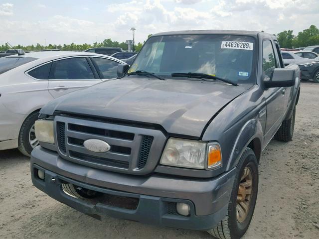 1FTYR44U77PA43247 - 2007 FORD RANGER SUP GRAY photo 2