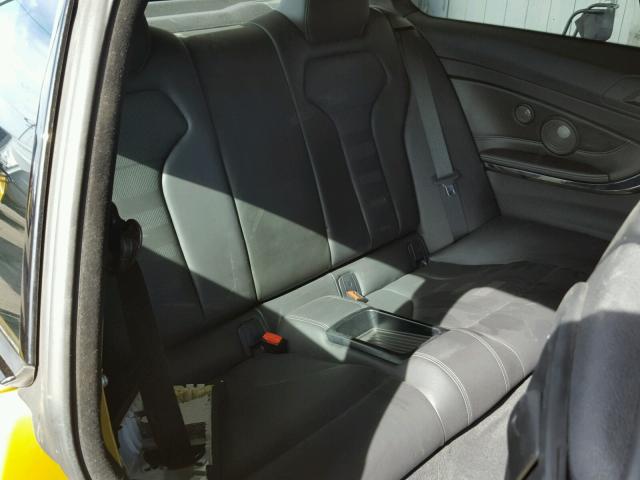 WBS3R9C54FK333516 - 2015 BMW M4 YELLOW photo 6