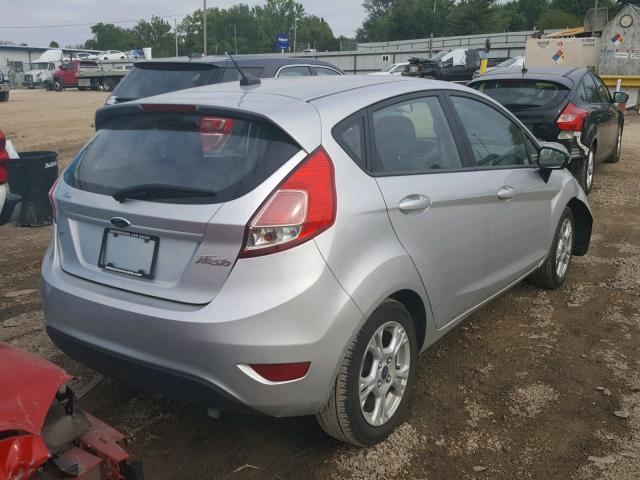 3FADP4EJ6EM217665 - 2014 FORD FIESTA SE SILVER photo 4