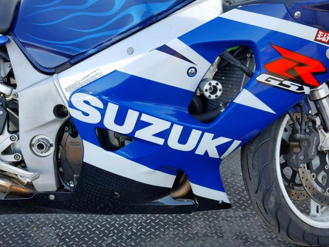 JS1GR7HA332104995 - 2003 SUZUKI GSX-R750 BLUE photo 7