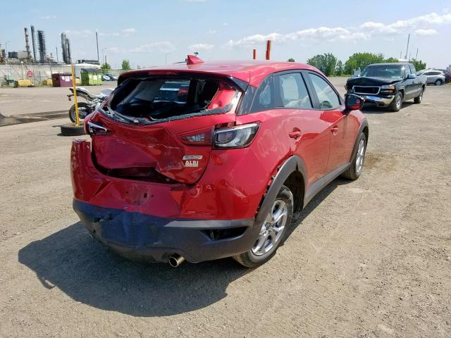 JM1DKDC76H0152050 - 2017 MAZDA CX-3 TOURI RED photo 4