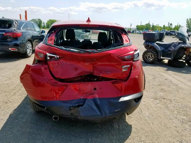 JM1DKDC76H0152050 - 2017 MAZDA CX-3 TOURI RED photo 9