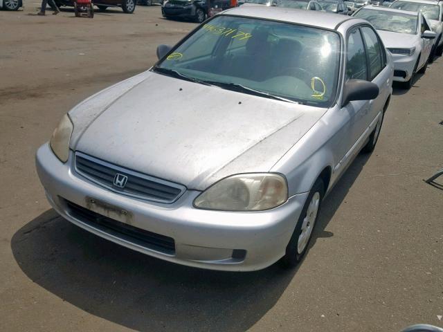 2HGEJ6618YH578362 - 2000 HONDA CIVIC BASE SILVER photo 2