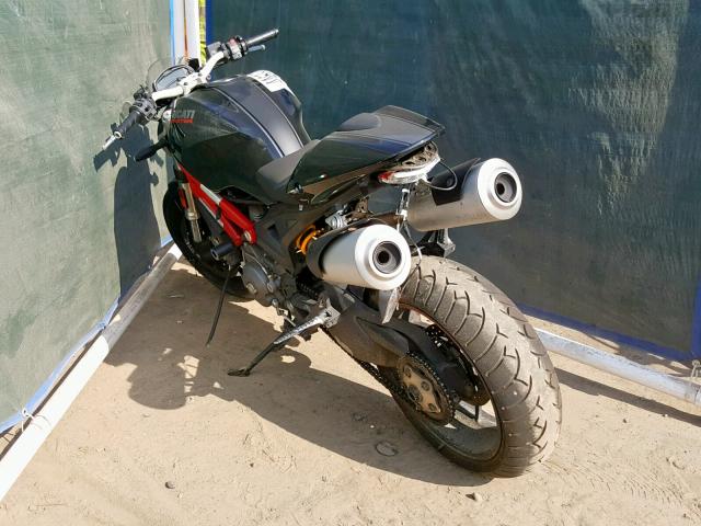 ZDM1RANN8EB074125 - 2014 DUCATI MONSTER 79 BLACK photo 3