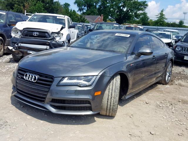 WAU2GAFC9EN090395 - 2014 AUDI A7 PRESTIG GRAY photo 2